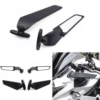 Модифицированное зеркало заднего вида Wind Knife для GSX250, GSXR600, Ninja 600, SR250 — конструкция с фиксированным крылом для гоночных и спортивных мотоциклов. Small mirror