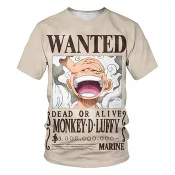 Модная детская аниме-футболка One Piece Luffy, одежда для мальчиков, детская футболка для мальчиков, детская футболка, летние топы с коротким рукавом, футболки S
