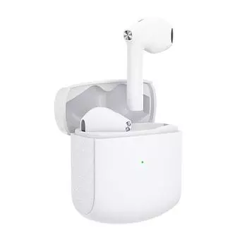 Модная двухцветная беспроводная спортивная мини-гарнитура Bluetooth-наушники J80 с наушниками-вкладышами белый