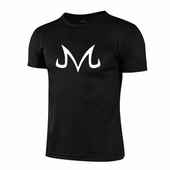 Модная дышащая летняя новая мужская футболка из 100% хлопка, мужская новая футболка с коротким рукавом Majin Buu, футболки, топы #465634 3XL белый