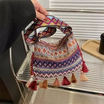 Модная и простая сумка на одно плечо, трендовая и ретро-сумка через плечо, женская сумка-тоут большой вместимости синий