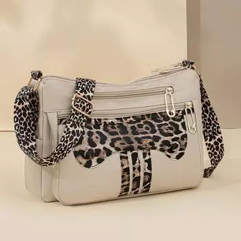 Модная повседневная сумка с принтом на одно плечо фиолетовый