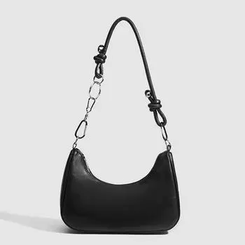 Модная сумка Niche Underarm Bag для женщин Весенняя и летняя сумка для поездок на работу Универсальная текстурированная сумка на одно плечо