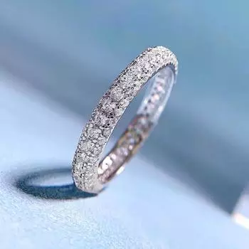 Модное кольцо из белого золота 18 карат с сапфиром и граненым драгоценным камнем для женщин, подарок на годовщину свадьбы, ювелирные изделия из стерлингового серебра 925 пробы 9