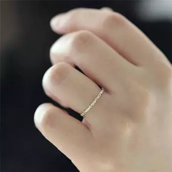 Модное кольцо с сердечком из цельного хрусталя золотого цвета, ювелирные изделия, подарки на свадьбу и помолвку для женщин, размер 6-10 6 золотой