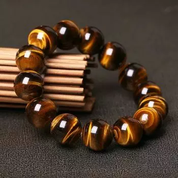 Модные браслеты и браслеты из натурального камня тигрового глаза 5А 6 mm