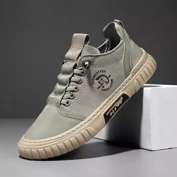 Модные дышащие туфли Baskets Hommes Casual Walking Flats Slip-on Man Canvas Shoes Летняя рабочая обувь Zapato De Hombre Plate Shoes 39 зелёный