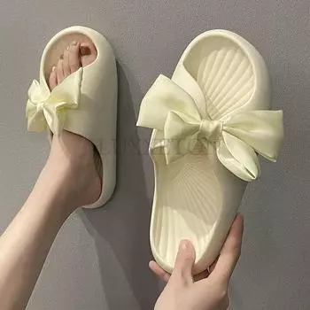 модные летние женские туфли на открытом воздухе модные удобные мягкие противоскользящие тапочки из ЭВА для пляжа обувь для женщин Zapatos De Mujer 36-37Exactly зелёный
