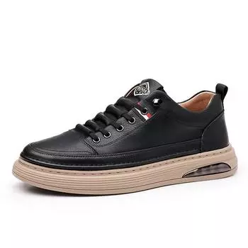 Модные нескользящие кроссовки из коровьей кожи для мужчин, повседневные кроссовки на весну и осень, дизайнерские спортивные кроссовки с мягкой подошвой Zapatos De Hombre 38