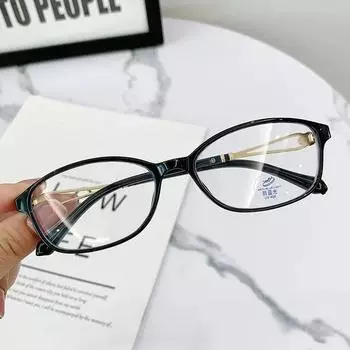 Модные прозрачные очки для чтения в оправе с защитой от синего света, очки для пресбиопии высокой четкости для мужчин и женщин 100