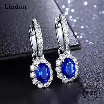 Модные серьги Lindon, серьги-капли овальной формы для женщин, подарки на свадьбу красный