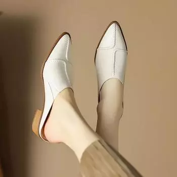 Модные сексуальные туфли на высоком каблуке, женские туфли на кожаной подошве, женские туфли-лодочки с острым носком и платформой, женские туфли-лодочки 35