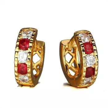 Модные вечерние серьги аксессуары женские брендовые серьги Swa Crystal золотые серьги-гвоздики для женщин