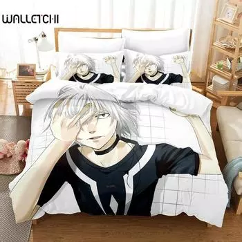 Модный аниме-комплект постельного белья A Certain Scientific Accelerator Single Twin Full Queen King Size Bed Set Adult Kids Bedroom Duvetcover 70x133cm 2pcs