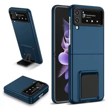 Модный чехол-держатель для ПК для Samsung Galaxy Z Flip 4 Flip3 Flip4 Flip 3 5g Zflip3 Zflip4 противоударный чехол for Samsung Z Flip 3 красный