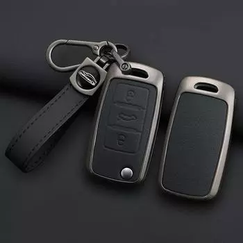 Модный чехол для ключей из сплава для VW Volkswagen Polo Tiguan Passat B5 B6 B7 Golf 4 5 6 MK6 Jetta Lavida Skoda Octavia Seat