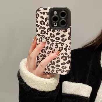 Модный чехол для телефона с леопардовым принтом для Iphone 14 Plus 8 7 11 задняя крышка для Iphone 13 Pro Max 12 Mini Xr Xs X Se2 противоударный щит iphone 6s 6