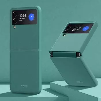 Модный чехол для телефона с защитой от царапин для Samsung Galaxy Z Flip 3 5g Flip3, защитный чехол от падения Fudnas для Samsung Z Flip 3, чехлы for samsung z flip 3 фиолетовый