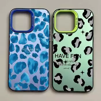 Модный чехол с леопардовым принтом для iPhone 16 Samsung A55 A35 S24 FE Xiaomi Redmi Note 13Pro 14C Huawei Honor 200, противоударный бампер для телефона с защитой от царапин и полным покрытием Samsung A54 5G