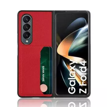 Модный деловой кожаный чехол с защитой от падения для Samsung Galaxy Z Fold 4 5g Fold4 Fold 3 2 Fold3 Fold2 Противоударный складной чехол for Samsung Z Fold 2 зелёный