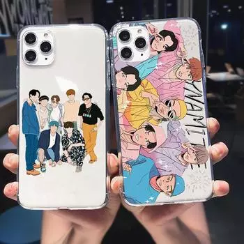 Модный корейский чехол для телефона Kpop DYNAMITE для iPhone 12 11 Pro XS Max SE 2020 7 XR X 8 Plus 13 Pro Max, мягкий силиконовый чехол Fundas iPhone 6 or 6s