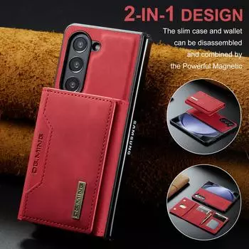 Модный кожаный противоударный чехол-кошелек для Samsung Galaxy Z Fold5 Fold3 Fold 5 4 Fold4 Fold 3 5G Аксессуары для мобильных телефонов for samsung z fold 5