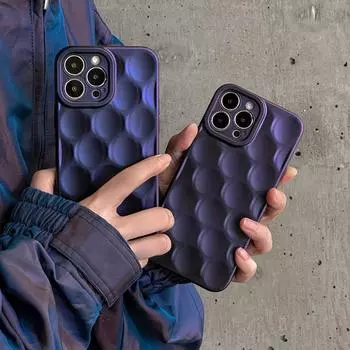 Модный круглый чехол для телефона с сотовым узором для Iphone 14 12 11 13 Pro Max Mini Xr X Xs, мягкий многоцветный чехол в виде ракушки For iPhone14ProMax