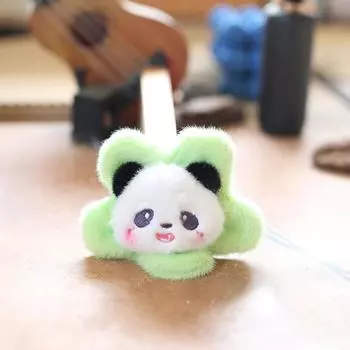 Модный милый плюшевый брелок в виде подсолнуха и гигантской панды, симпатичный креативный кулон, реалистичный, украсит подарок на день рождения жёлтый