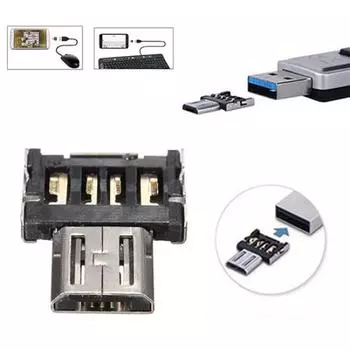 Модный новый преобразователь адаптера Micro USB «папа» в USB «мама» OTG для планшетного телефона Android