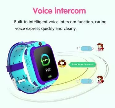 Модный подарок унисекс умные часы GSM телефон для звонков для девочек и мальчиков детские часы GPS позиционирование водонепроницаемый телефон камера синий