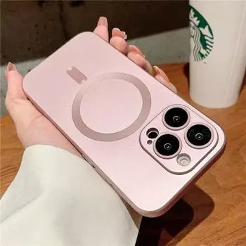 Модный продвинутый магнитный чехол Magsafe с беспроводной зарядкой для IPhone 14 11 13 12 Pro Max 14 Plus, стеклянный защитный чехол для объектива For iPhone 14