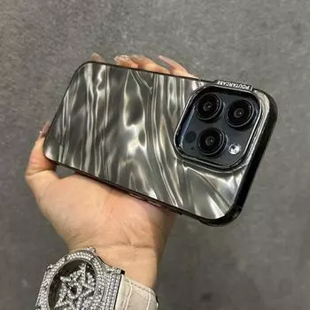 Модный складной чехол для телефона с узором для iPhone 11 12 13 14 15 Pro Max, бампер с конфетами, силиконовый чехол из ПММА For iPhone 12Pro