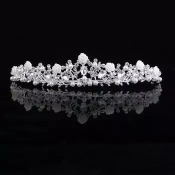 Модный стиль ручной работы из стразов корона свадебная тиара свадебные аксессуары для волос фотостудия свадебные аксессуары