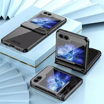 Модный ультратонкий чехол для телефона на петлях для Samsung Galaxy Z Flip 5 5G, защитный чехол для камеры, противоударный чехол, чехлы For Z Flip 5
