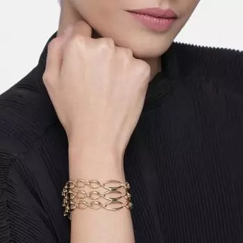 Модный женский позолоченный браслет Estele Multi Bubble