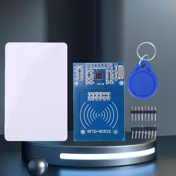 Модуль датчика карты IC Брелок RC522 Mifare RF S50 Модуль считывателя пустых карт RFID Модуль MF RCS522 для Arduino Raspberry Pi