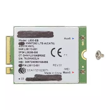 Модуль сетевой карты 4G LTE L830 EB M.2 Интерфейс беспроводной сетевой карты для HP 640 650 G5 840 846