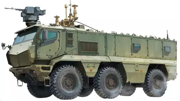 Модуль Tacom КамАЗ Тайфун RCWS 2 в 1, пластиковая модель TKO2173 1/35 K RP-377VM1 Alvaret-DM