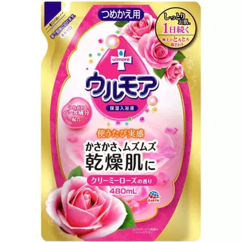 Moisturizing bath liquid Ulmore Creamy Rose Refill 480mL