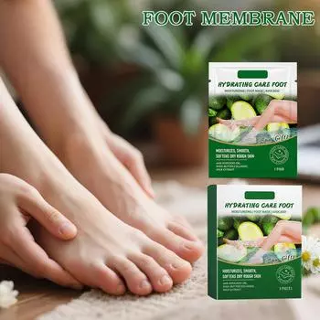 Moisturizing Foot Mask 5 Packs, For Dry & Cracked Feet, Soft & Smooth Feet, Foot Care Spa, 30ml ,Avocado Fruit, One Size белый