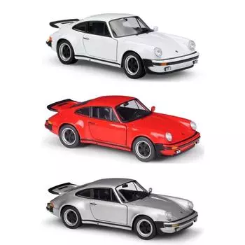 Мойкирпичхаус1:24 911 Turbo Sports Classic 1974 года, литая под давлением металлическая модель автомобиля, коллекция BN белый