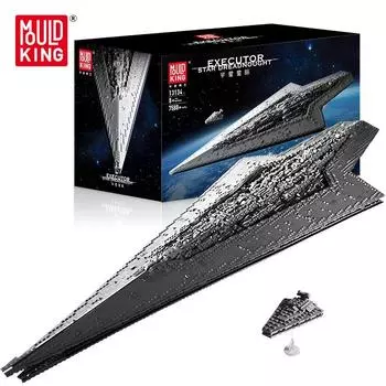 MOLD KING 13134 Star Plan Trek Blocks MOC-15881 Исполнитель класса Star Dreadnought Модель Строительные кирпичи Детские рождественские игрушки Подарки