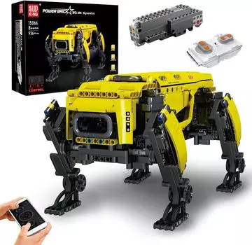 Mold King 15066 Technic Mechanical Dog Block Kit, совместимый с приложением, игрушка-робот-собака, идеальный подарок для детей от 8 лет (936 шт.)