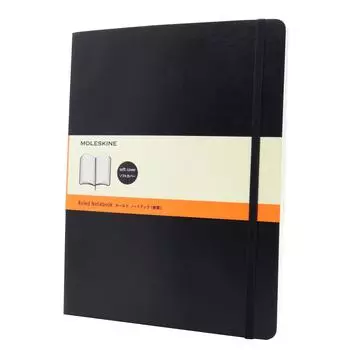 Moleskine Note Classic Soft Горизонтальная линейка XL QP621 Черный