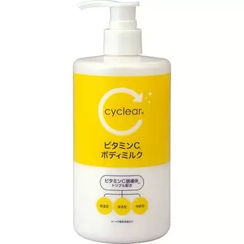Молочко для тела Kumano Yushi Cyclear с витамином C 400 мл