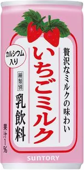 Молоко Suntory со вкусом клубники 190 г x 30 бутылок