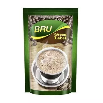 Молотый кофе Motherland Foods Bru Green Label, 200 граммов в упаковке