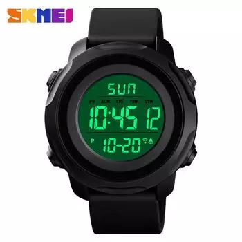 Moment Beauty Fashion Outdoor Sports Large Dial Student Watch, многофункциональные водонепроницаемые мужские электронные часы синий