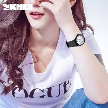 Moment Beauty Fashion Simple Student Watch 1422 Кварцевые часы Римская шкала Детские часы для девочек Водонепроницаемые часы чёрный