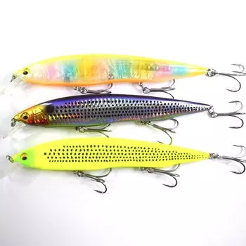 momo lure flat side big minnow 160mm slow sinking SW specification assorted set pieces assorted [momo lure] (3 02)